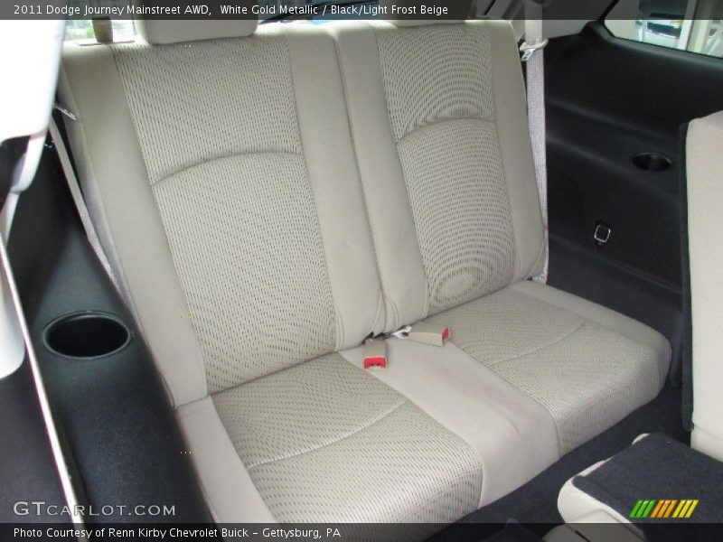 White Gold Metallic / Black/Light Frost Beige 2011 Dodge Journey Mainstreet AWD