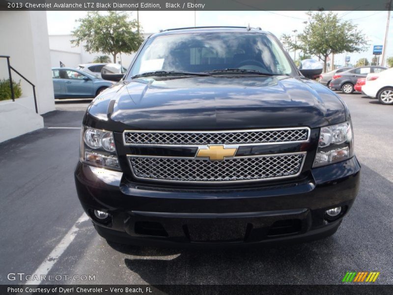 Black / Ebony 2013 Chevrolet Avalanche LTZ Black Diamond Edition