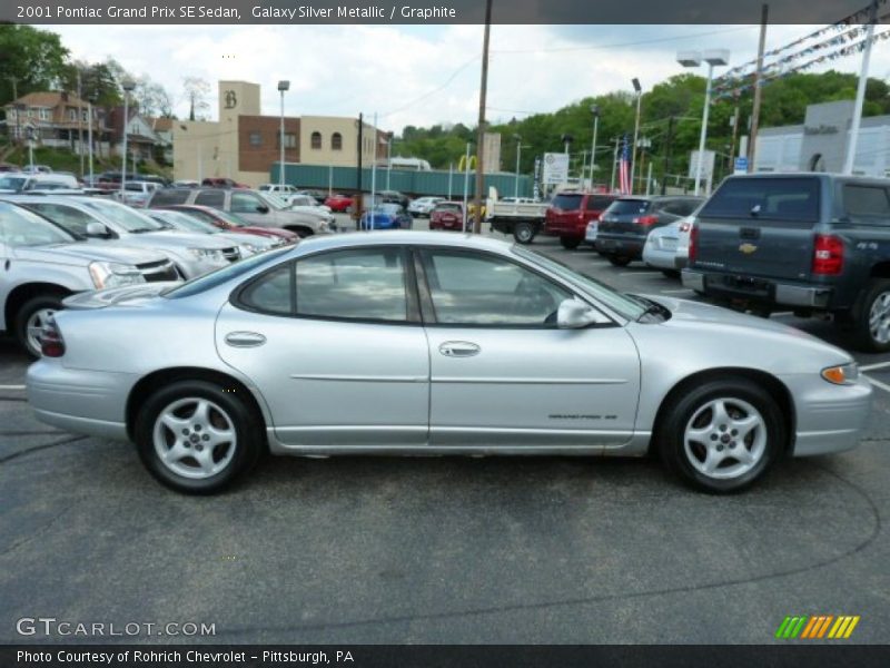 Galaxy Silver Metallic / Graphite 2001 Pontiac Grand Prix SE Sedan