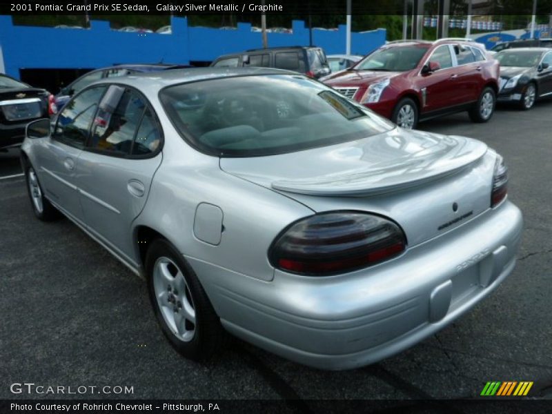 Galaxy Silver Metallic / Graphite 2001 Pontiac Grand Prix SE Sedan
