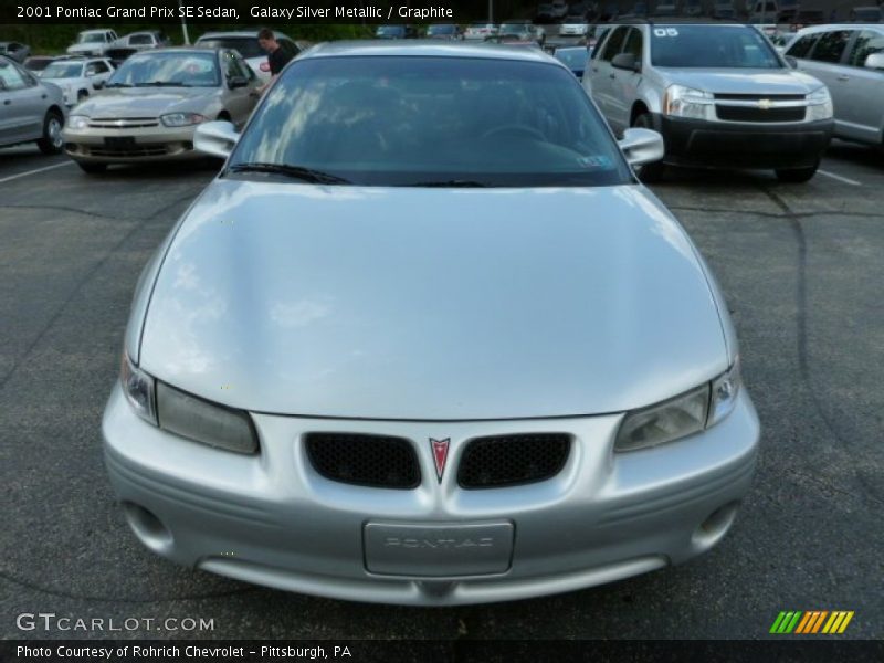Galaxy Silver Metallic / Graphite 2001 Pontiac Grand Prix SE Sedan