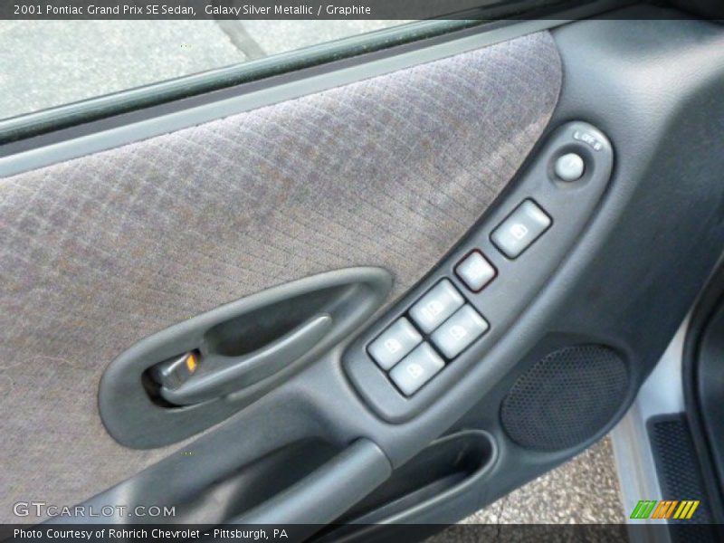 Galaxy Silver Metallic / Graphite 2001 Pontiac Grand Prix SE Sedan