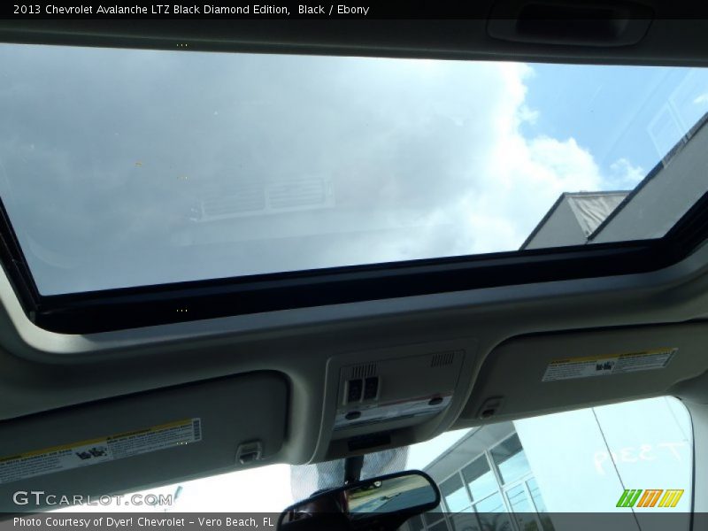 Black / Ebony 2013 Chevrolet Avalanche LTZ Black Diamond Edition
