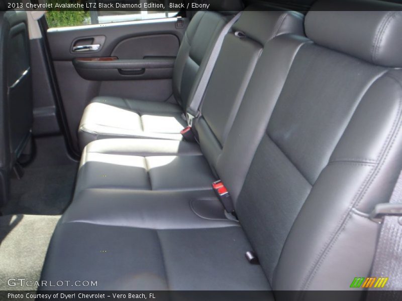 Black / Ebony 2013 Chevrolet Avalanche LTZ Black Diamond Edition