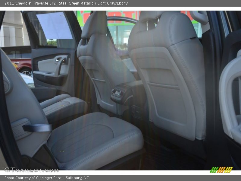 Steel Green Metallic / Light Gray/Ebony 2011 Chevrolet Traverse LTZ