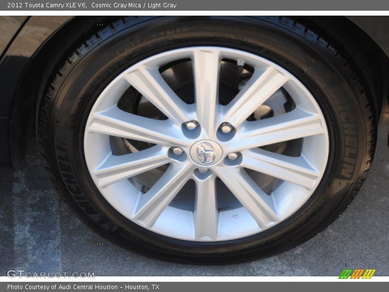 Cosmic Gray Mica / Light Gray 2012 Toyota Camry XLE V6