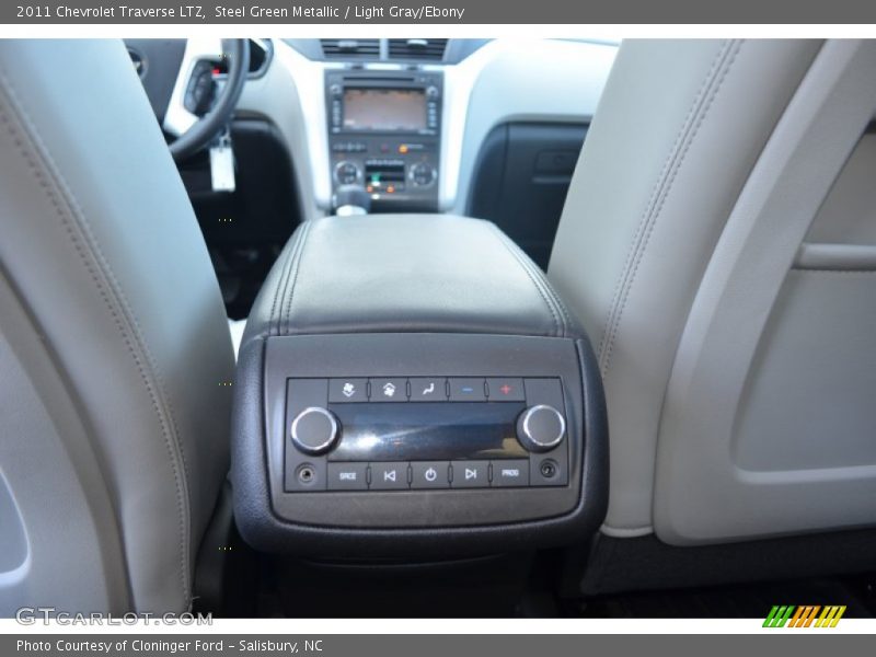 Steel Green Metallic / Light Gray/Ebony 2011 Chevrolet Traverse LTZ