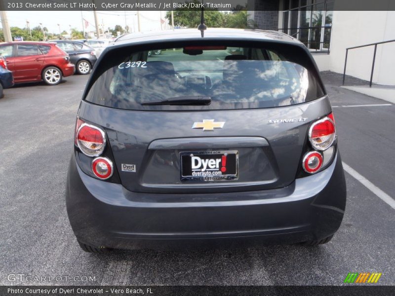 Cyber Gray Metallic / Jet Black/Dark Titanium 2013 Chevrolet Sonic LT Hatch