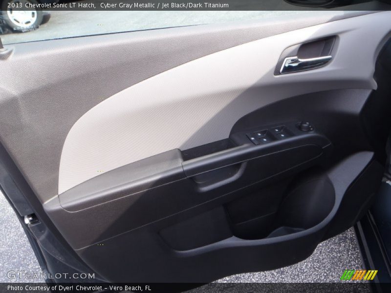 Cyber Gray Metallic / Jet Black/Dark Titanium 2013 Chevrolet Sonic LT Hatch