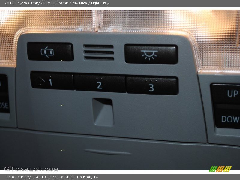 Cosmic Gray Mica / Light Gray 2012 Toyota Camry XLE V6