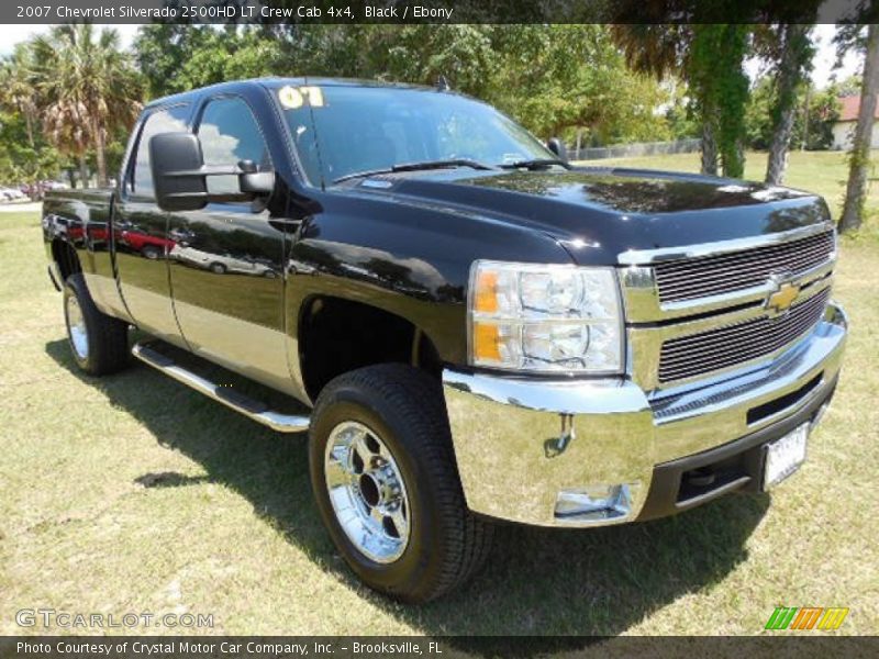 Black / Ebony 2007 Chevrolet Silverado 2500HD LT Crew Cab 4x4