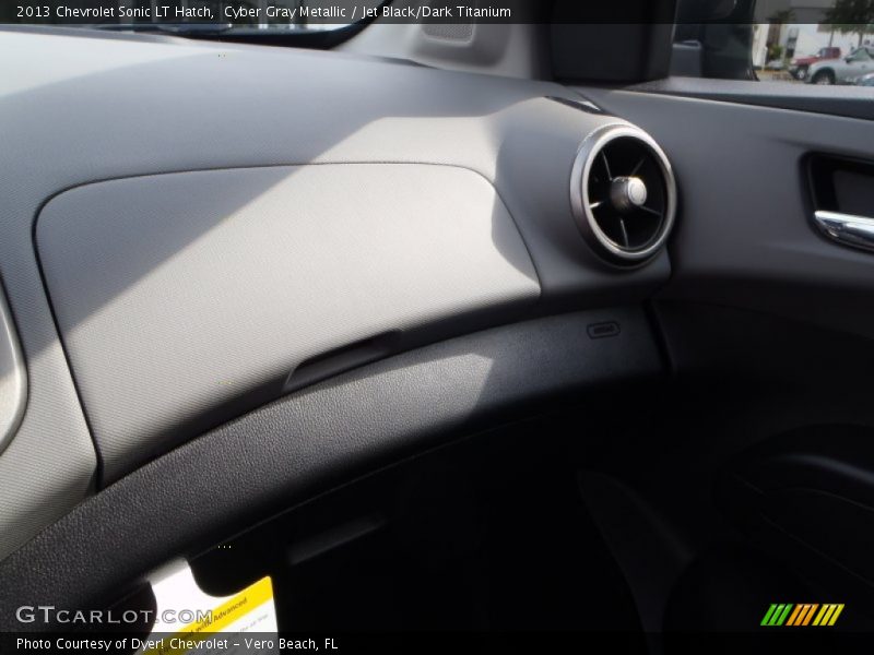 Cyber Gray Metallic / Jet Black/Dark Titanium 2013 Chevrolet Sonic LT Hatch