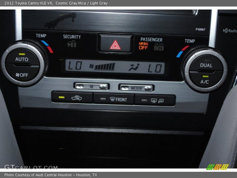Cosmic Gray Mica / Light Gray 2012 Toyota Camry XLE V6