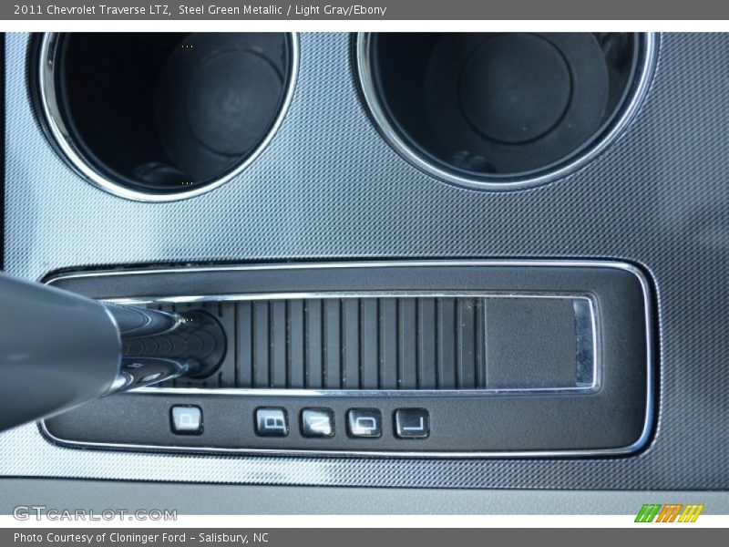 Steel Green Metallic / Light Gray/Ebony 2011 Chevrolet Traverse LTZ