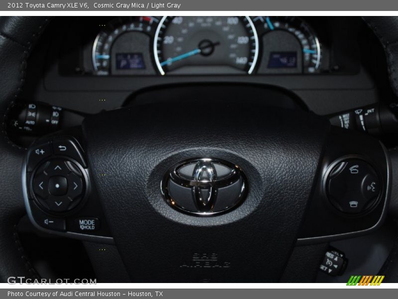 Cosmic Gray Mica / Light Gray 2012 Toyota Camry XLE V6
