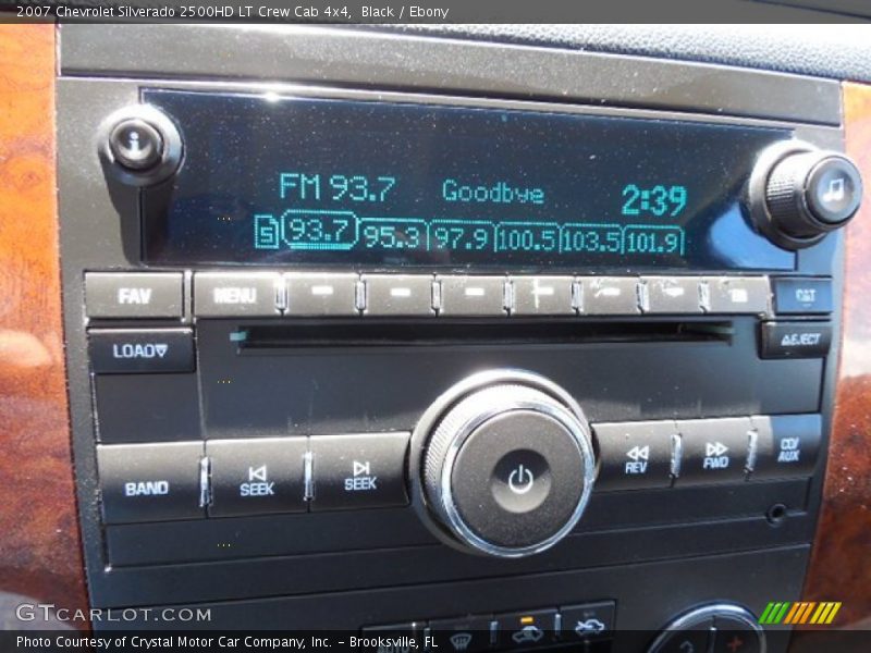 Black / Ebony 2007 Chevrolet Silverado 2500HD LT Crew Cab 4x4