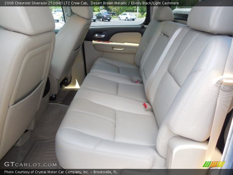 Desert Brown Metallic / Ebony Black/Light Cashmere 2008 Chevrolet Silverado 2500HD LTZ Crew Cab