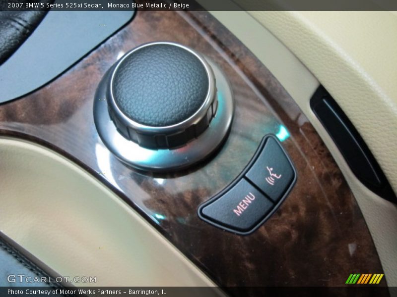 Monaco Blue Metallic / Beige 2007 BMW 5 Series 525xi Sedan