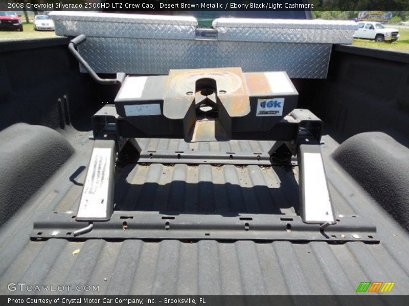 Desert Brown Metallic / Ebony Black/Light Cashmere 2008 Chevrolet Silverado 2500HD LTZ Crew Cab