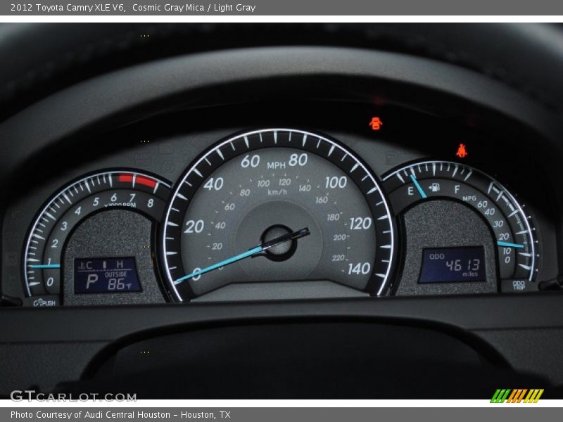 Cosmic Gray Mica / Light Gray 2012 Toyota Camry XLE V6