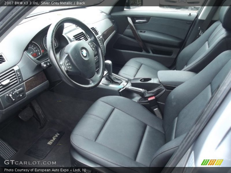 Silver Grey Metallic / Black 2007 BMW X3 3.0si