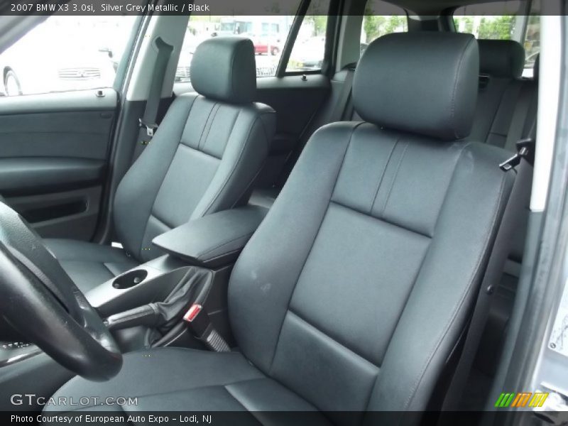 Silver Grey Metallic / Black 2007 BMW X3 3.0si