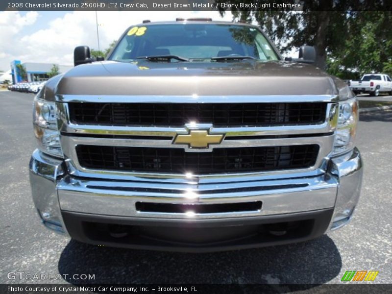Desert Brown Metallic / Ebony Black/Light Cashmere 2008 Chevrolet Silverado 2500HD LTZ Crew Cab