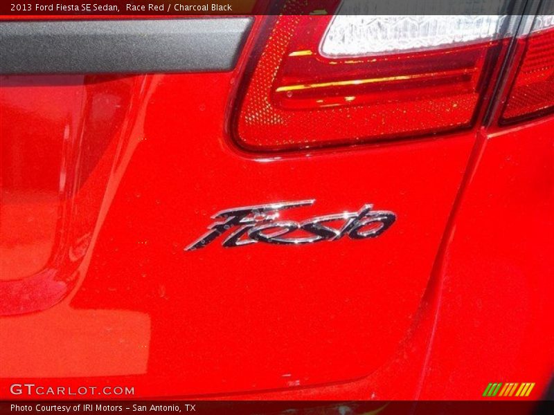 Race Red / Charcoal Black 2013 Ford Fiesta SE Sedan