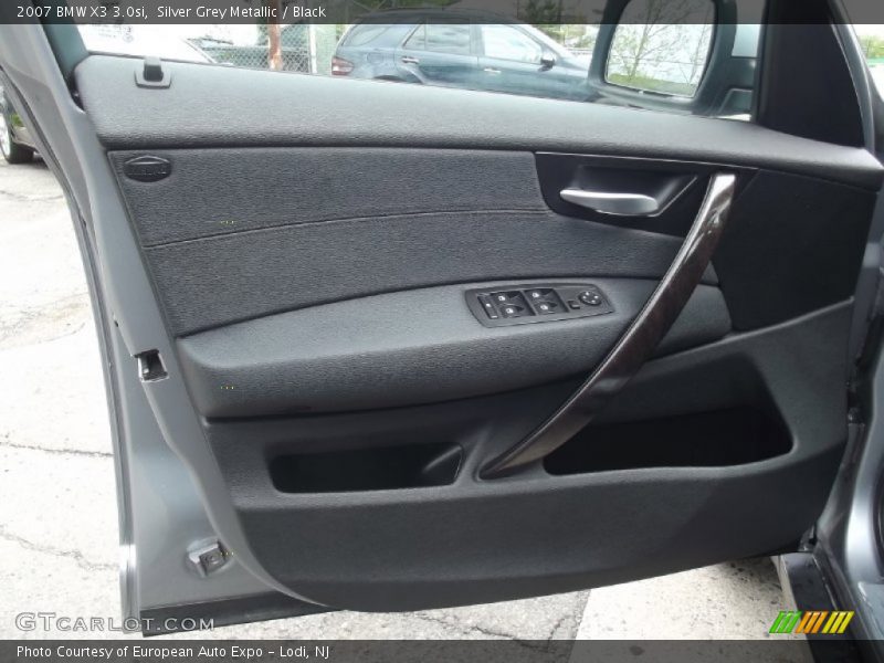 Silver Grey Metallic / Black 2007 BMW X3 3.0si