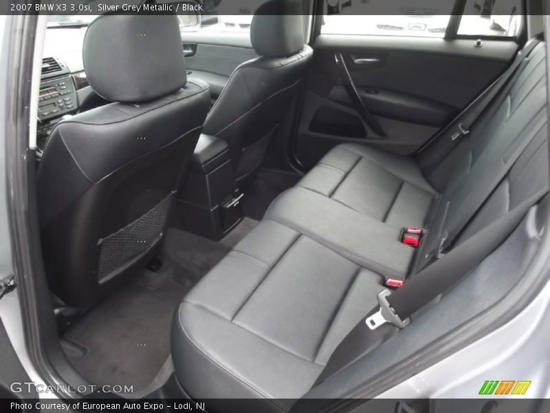 Silver Grey Metallic / Black 2007 BMW X3 3.0si