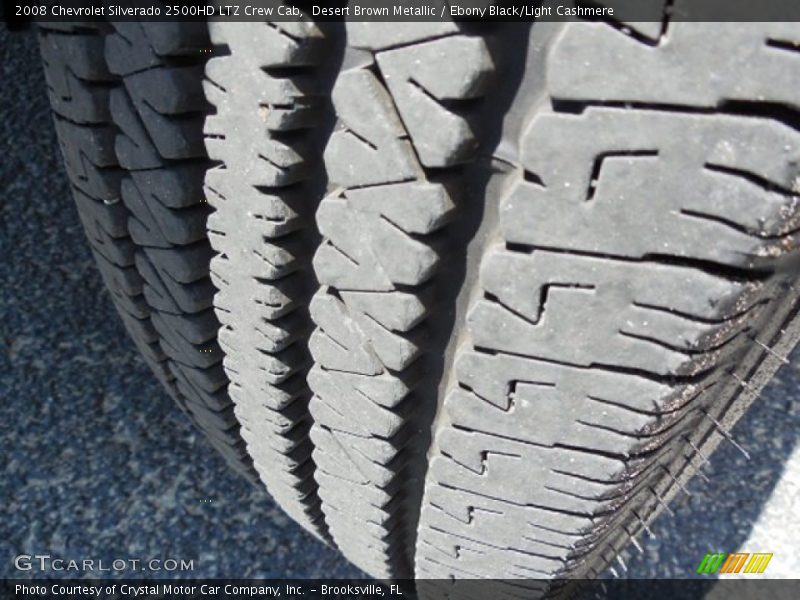 Desert Brown Metallic / Ebony Black/Light Cashmere 2008 Chevrolet Silverado 2500HD LTZ Crew Cab