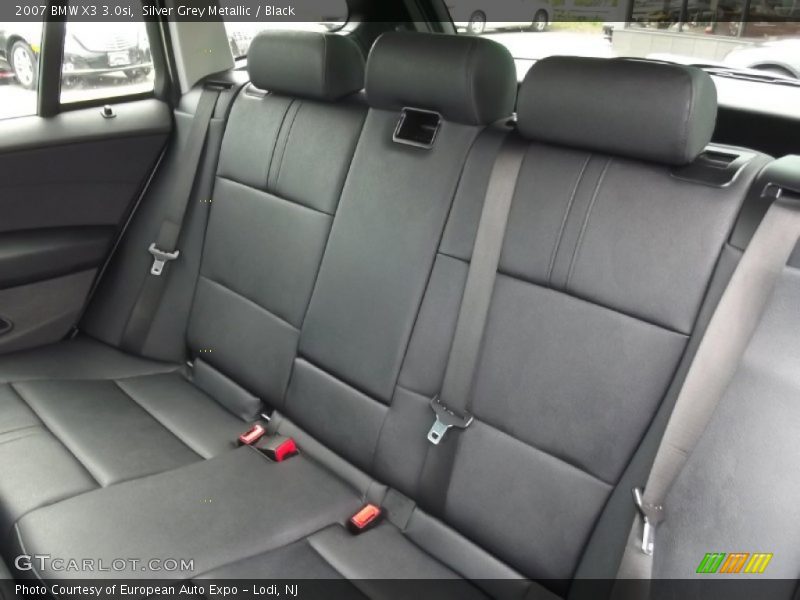 Silver Grey Metallic / Black 2007 BMW X3 3.0si