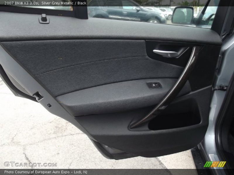 Silver Grey Metallic / Black 2007 BMW X3 3.0si