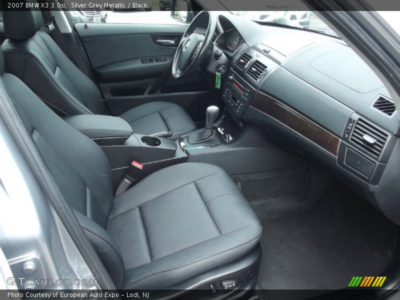 Silver Grey Metallic / Black 2007 BMW X3 3.0si