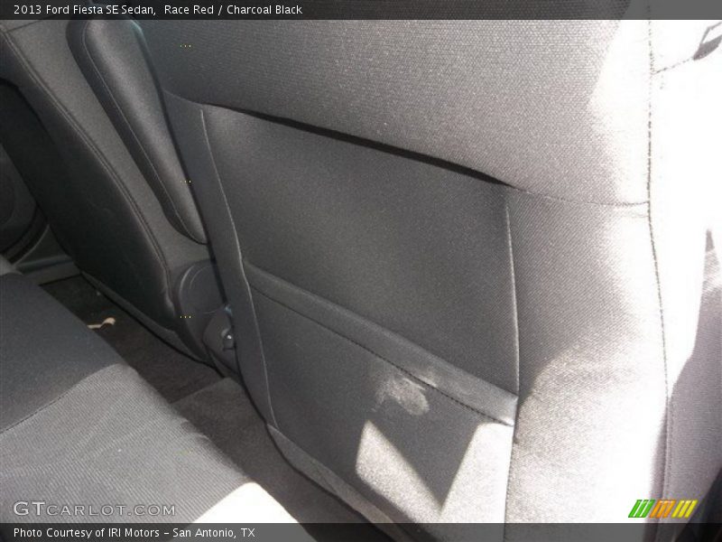 Race Red / Charcoal Black 2013 Ford Fiesta SE Sedan