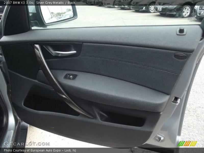 Silver Grey Metallic / Black 2007 BMW X3 3.0si