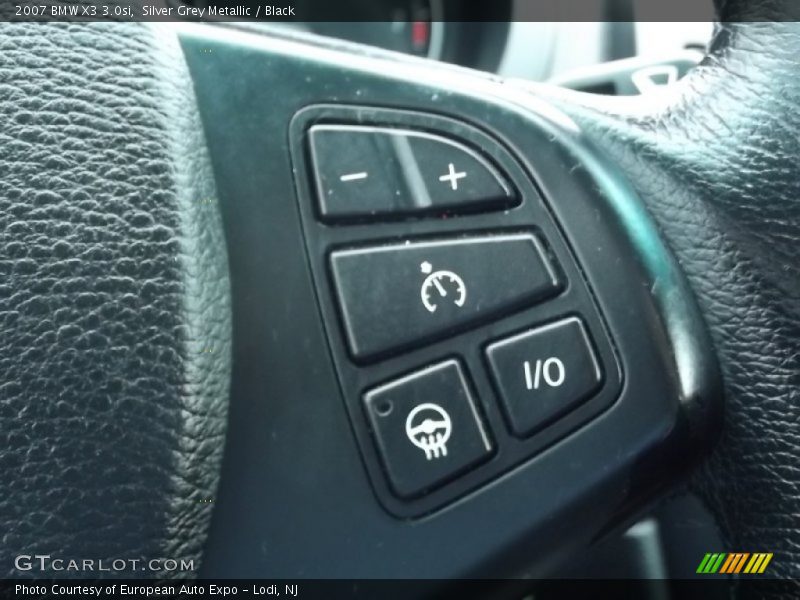 Silver Grey Metallic / Black 2007 BMW X3 3.0si