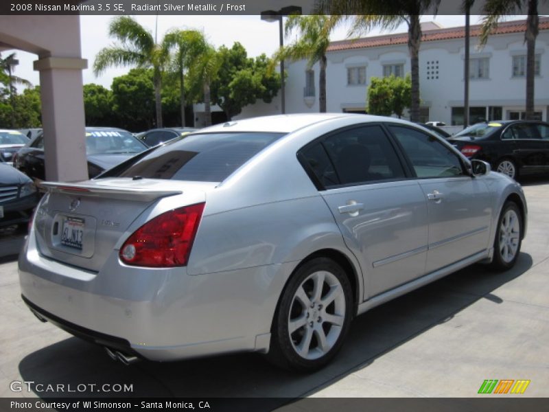 Radiant Silver Metallic / Frost 2008 Nissan Maxima 3.5 SE