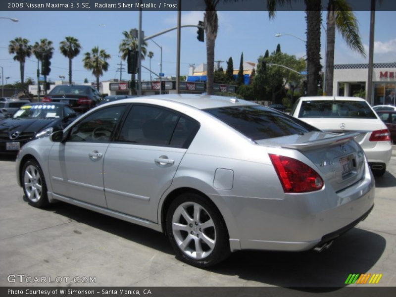 Radiant Silver Metallic / Frost 2008 Nissan Maxima 3.5 SE