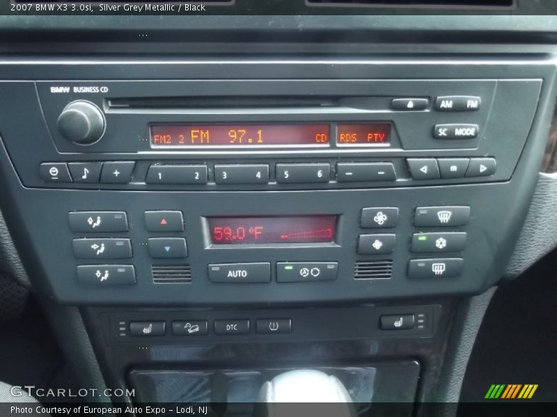 Silver Grey Metallic / Black 2007 BMW X3 3.0si