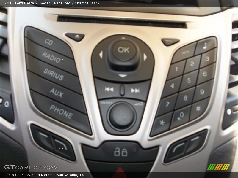 Race Red / Charcoal Black 2013 Ford Fiesta SE Sedan