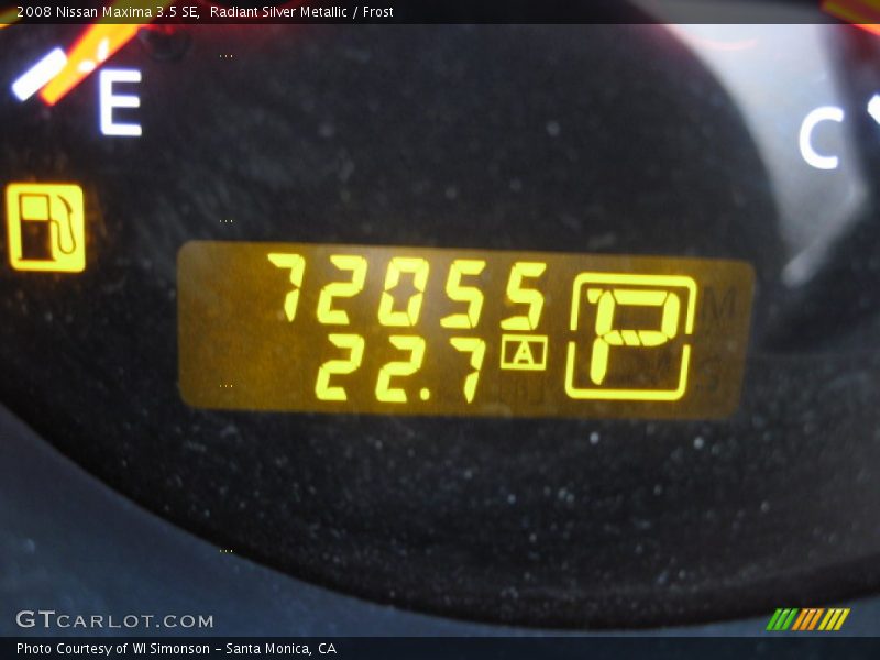 Radiant Silver Metallic / Frost 2008 Nissan Maxima 3.5 SE