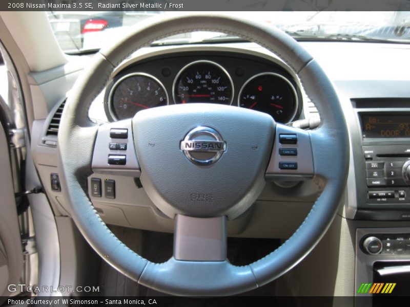 Radiant Silver Metallic / Frost 2008 Nissan Maxima 3.5 SE