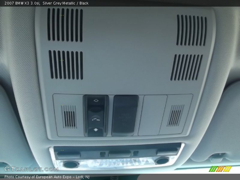 Silver Grey Metallic / Black 2007 BMW X3 3.0si