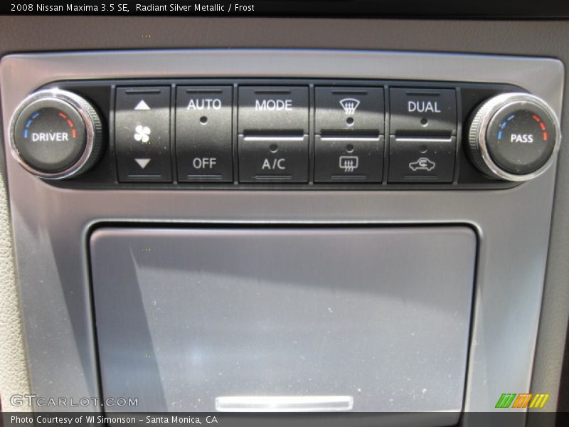 Radiant Silver Metallic / Frost 2008 Nissan Maxima 3.5 SE