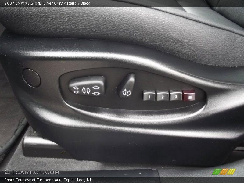 Silver Grey Metallic / Black 2007 BMW X3 3.0si