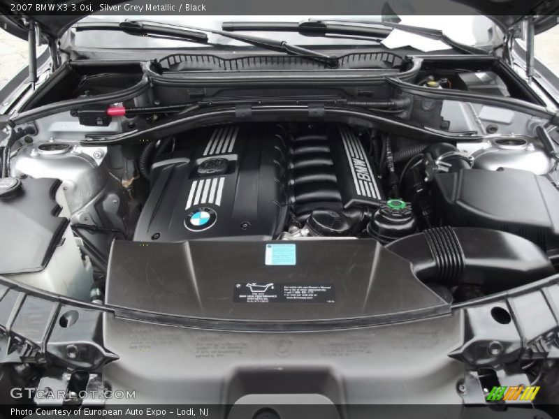 Silver Grey Metallic / Black 2007 BMW X3 3.0si