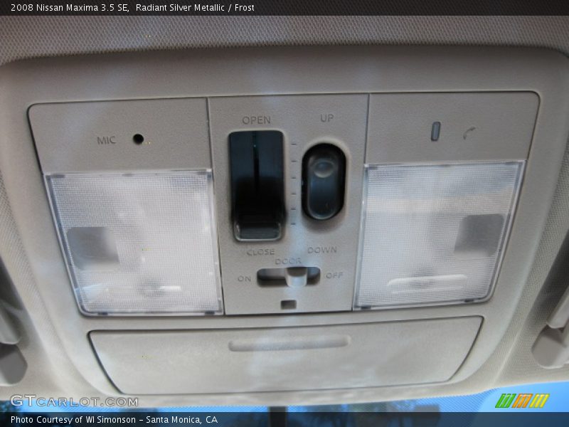 Radiant Silver Metallic / Frost 2008 Nissan Maxima 3.5 SE