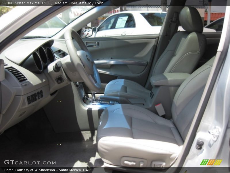 Radiant Silver Metallic / Frost 2008 Nissan Maxima 3.5 SE