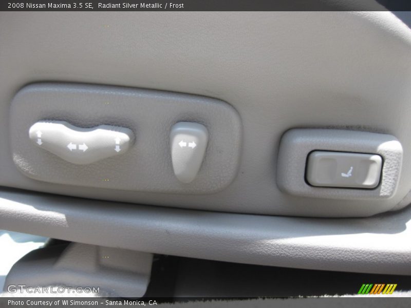 Radiant Silver Metallic / Frost 2008 Nissan Maxima 3.5 SE